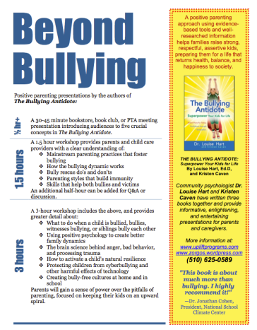 Beyond Bullying workshops